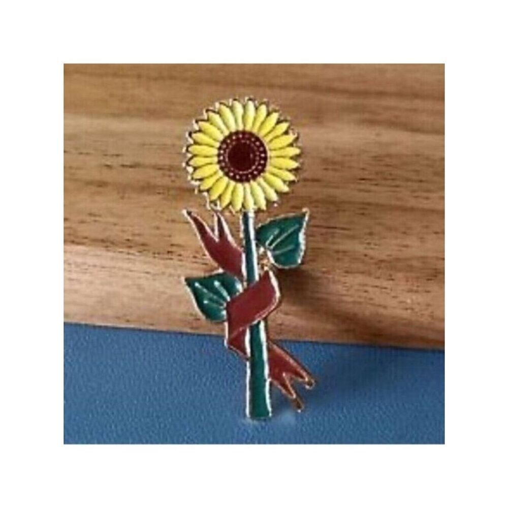 3/20 SunflowerโFlower EnamelโPin
